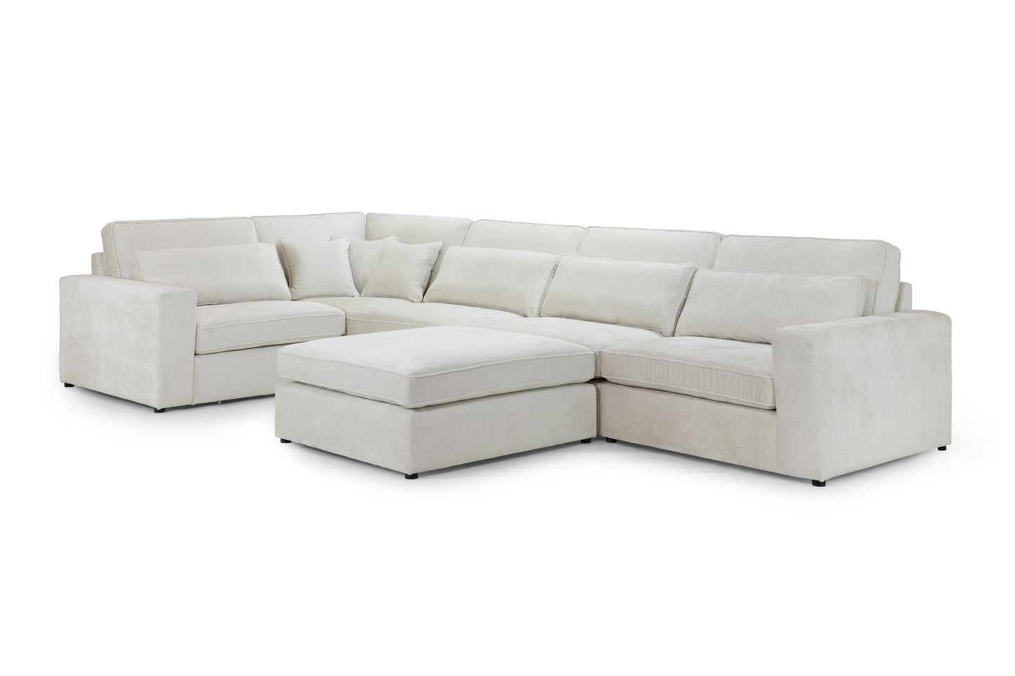 Kiana Modular Sofa Ivory Large Corner