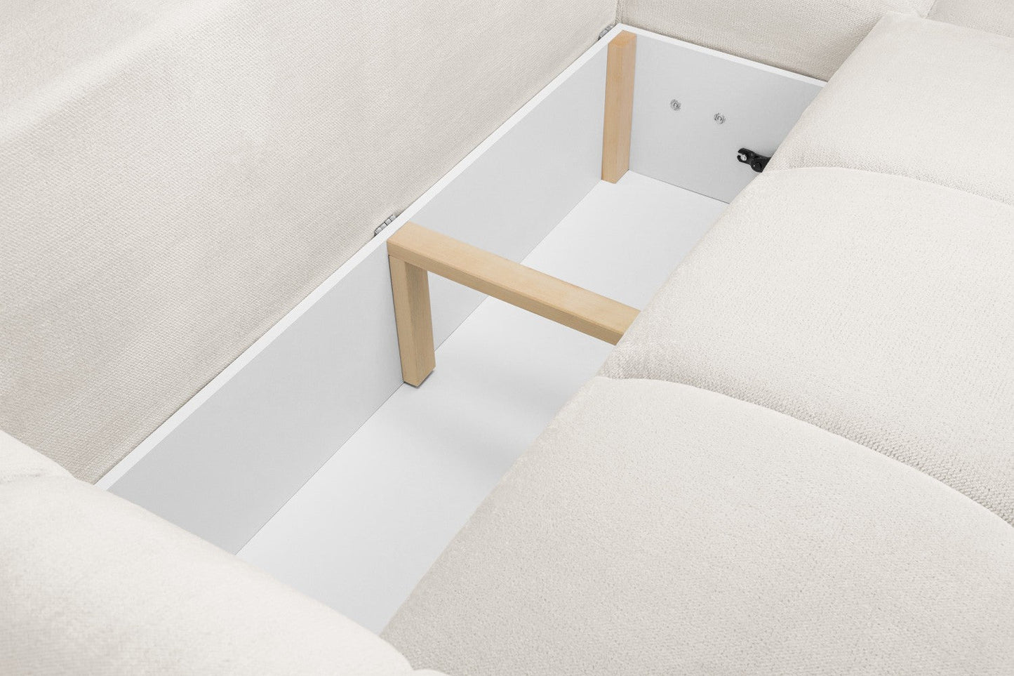Azzuro Sofa Bed Cream Universal Corner
