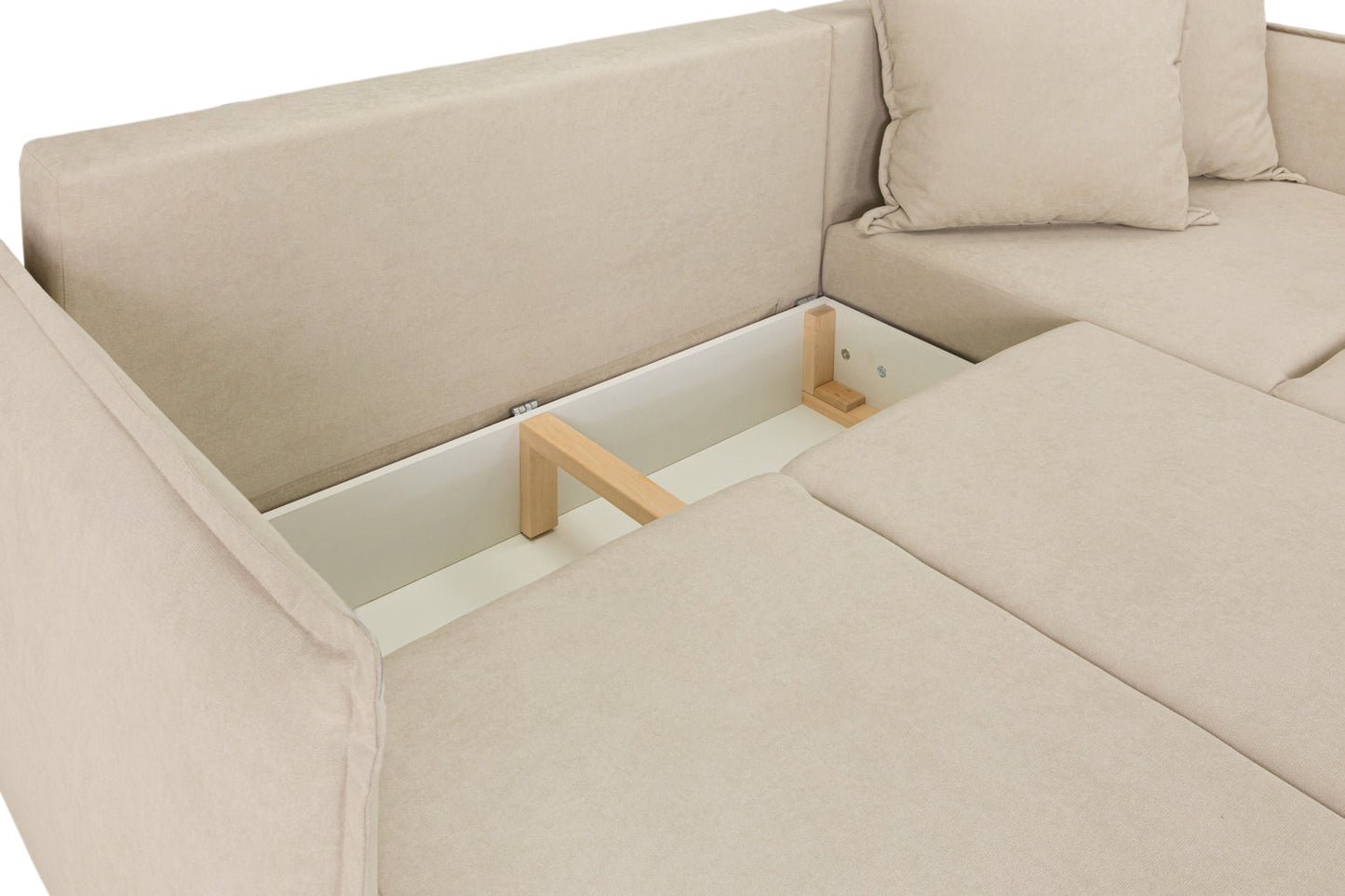 Gale Sofa Bed Beige Universal Corner