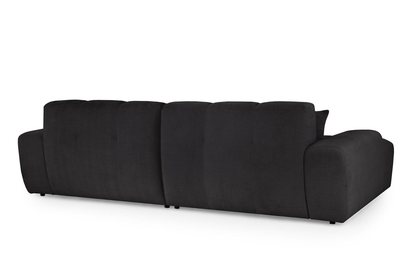 Jacob Sofa Black Left Hand Facing Corner