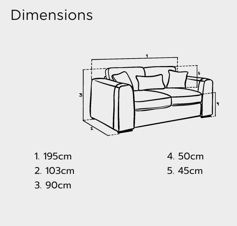 Naples Sofa Beige 2 Seater