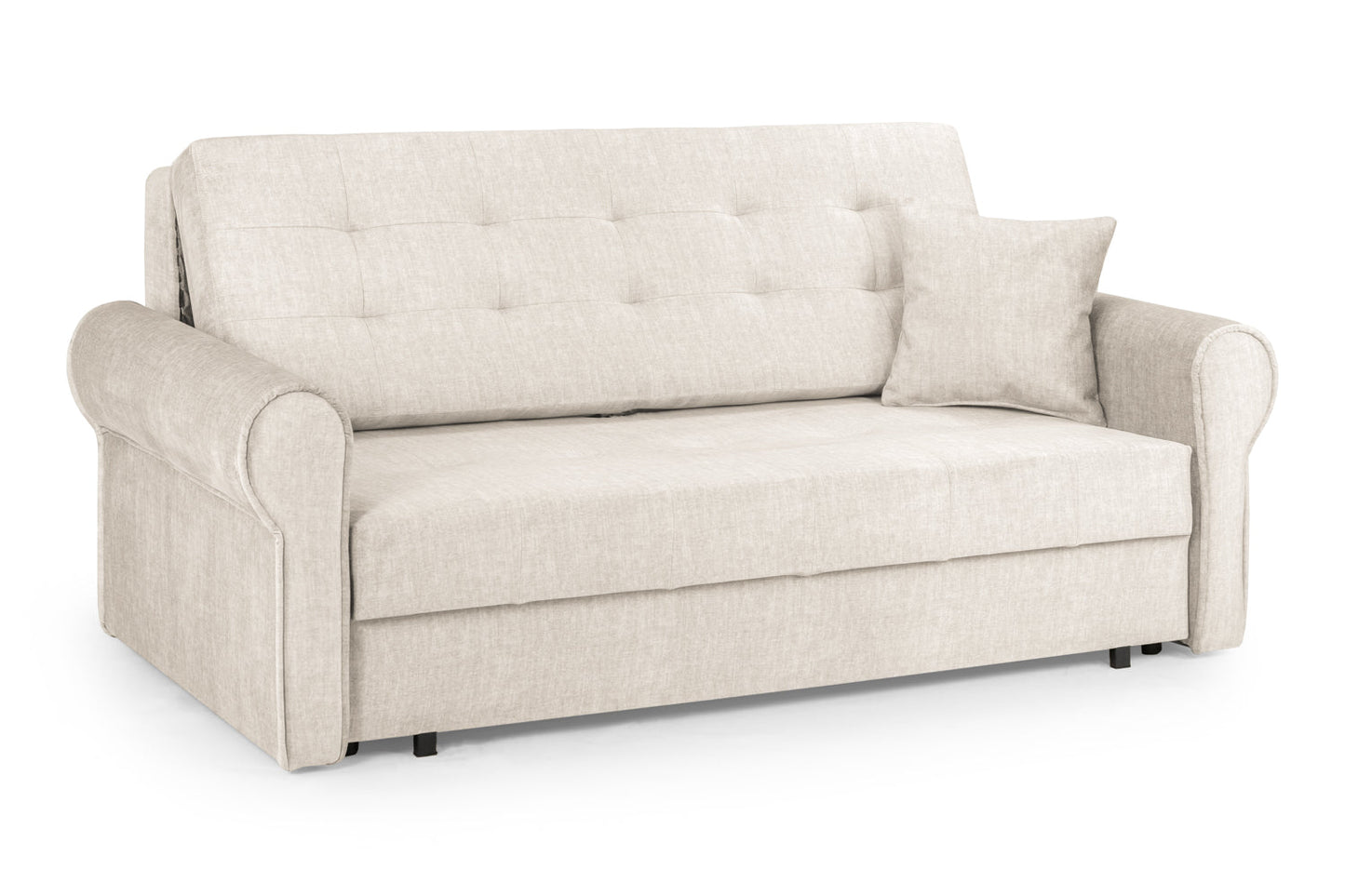 Sorrel Sofa Bed Beige 3 Seater