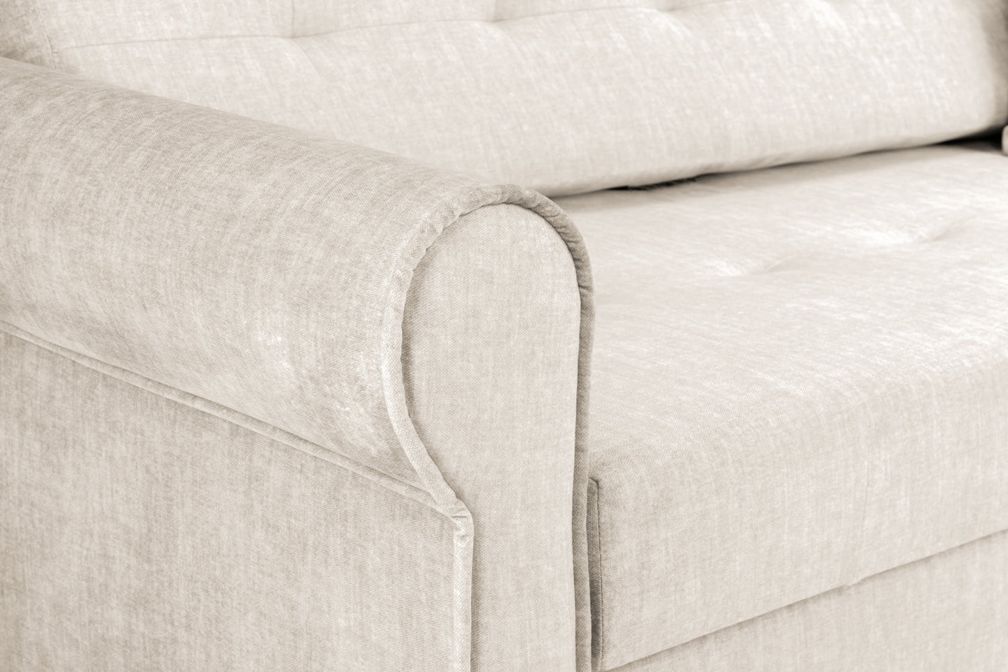 Sorrel Sofa Bed Beige 2 Seater