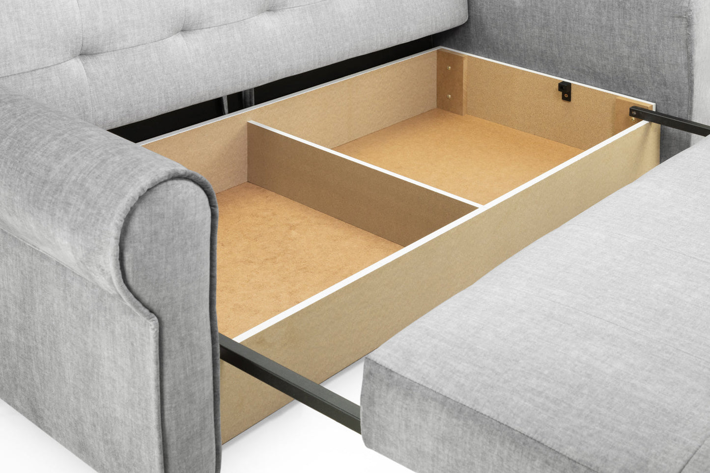 Sorrel Sofa Bed Grey 3 Seater