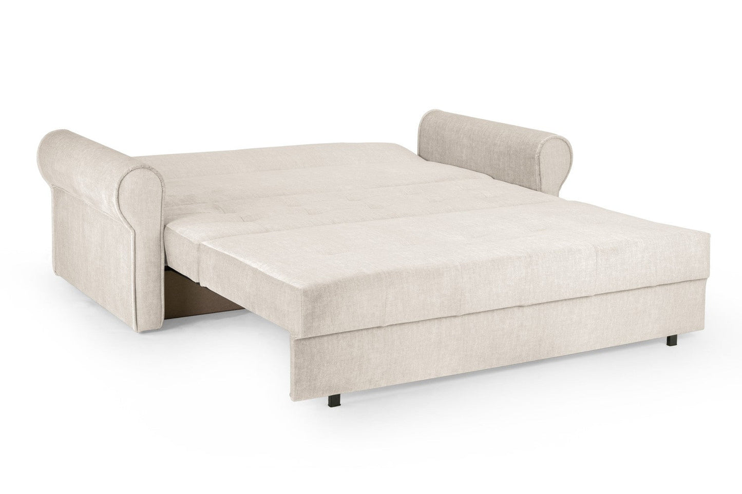 Sorrel Sofa Bed Beige 3 Seater