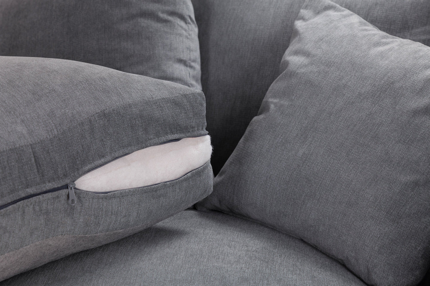 Windsor Fullback Sofa Grey Right Hand Facing Corner
