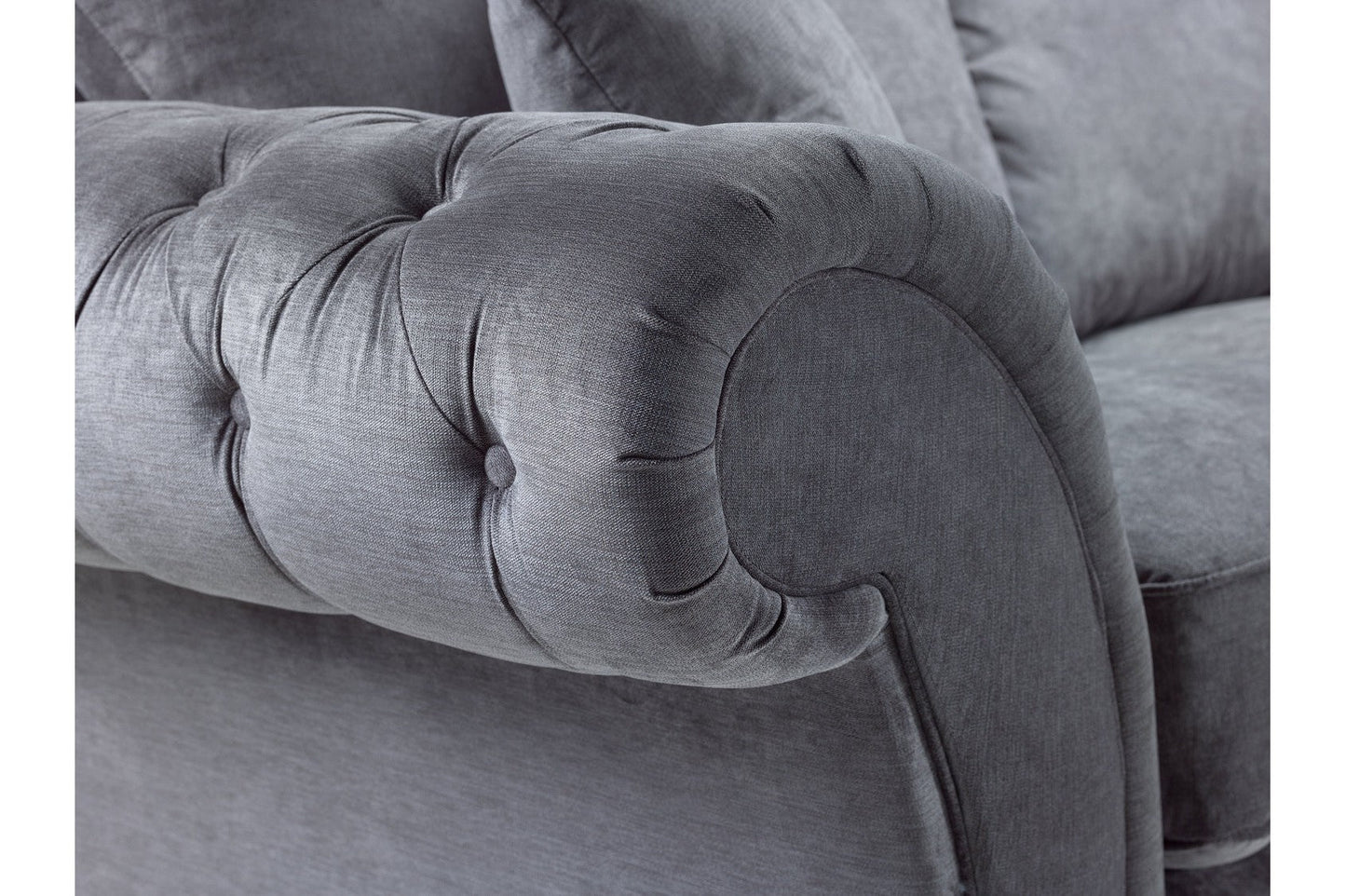 Windsor Fullback Sofa Grey Right Hand Facing Corner