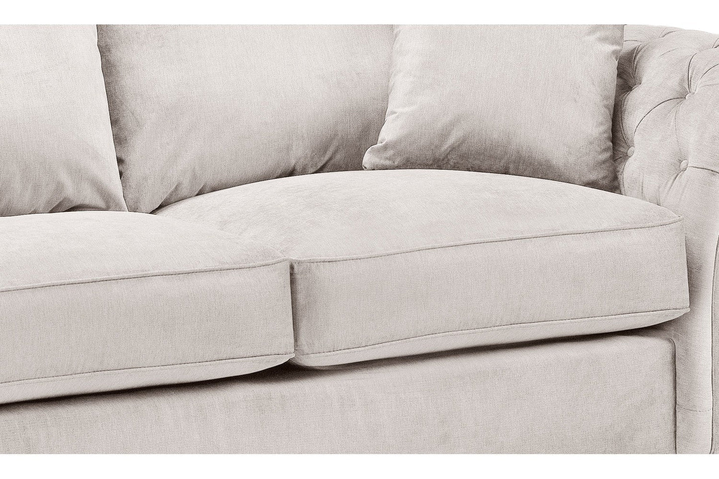 Windsor Fullback Sofa Stone Left Hand Facing Corner