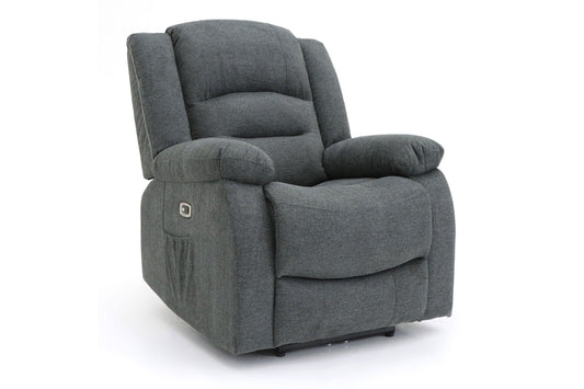 Alva Electric Recliner Sofa Graphite Armchair