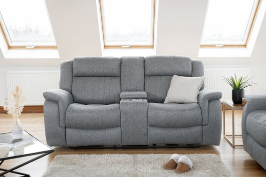 Linden Recliner Sofa Grey 2 Seater