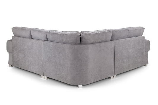 Verona Fullback Sofa Grey Large Corner