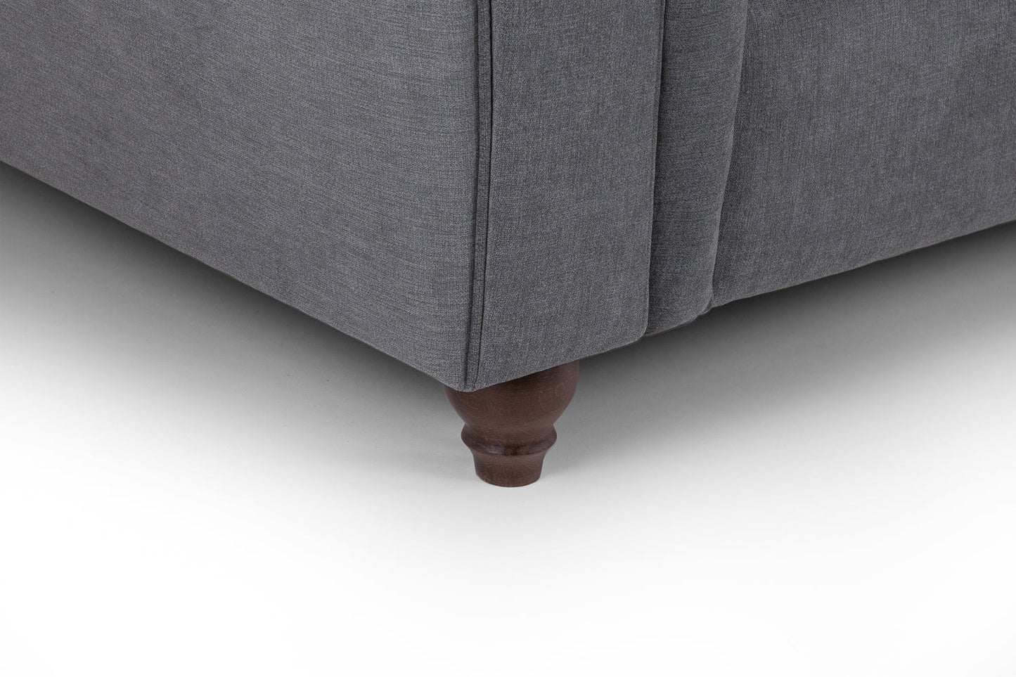 Windsor Fullback Sofa Grey Right Hand Facing Corner